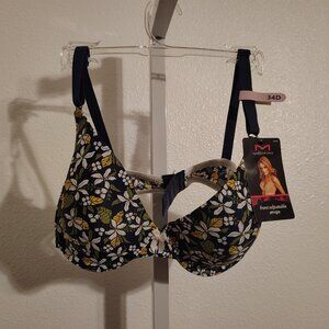 Maidenform One Fab Fit Demi T-Shirt Bra Style 07959 Size 34D NWT Floral Flowers